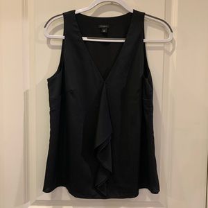 Ann Taylor sleeveless black shell sz 10